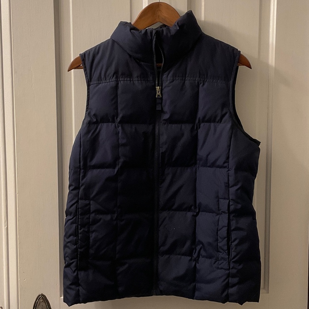 Lands' End Dark Blue Quilted Vest